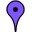 purple pin